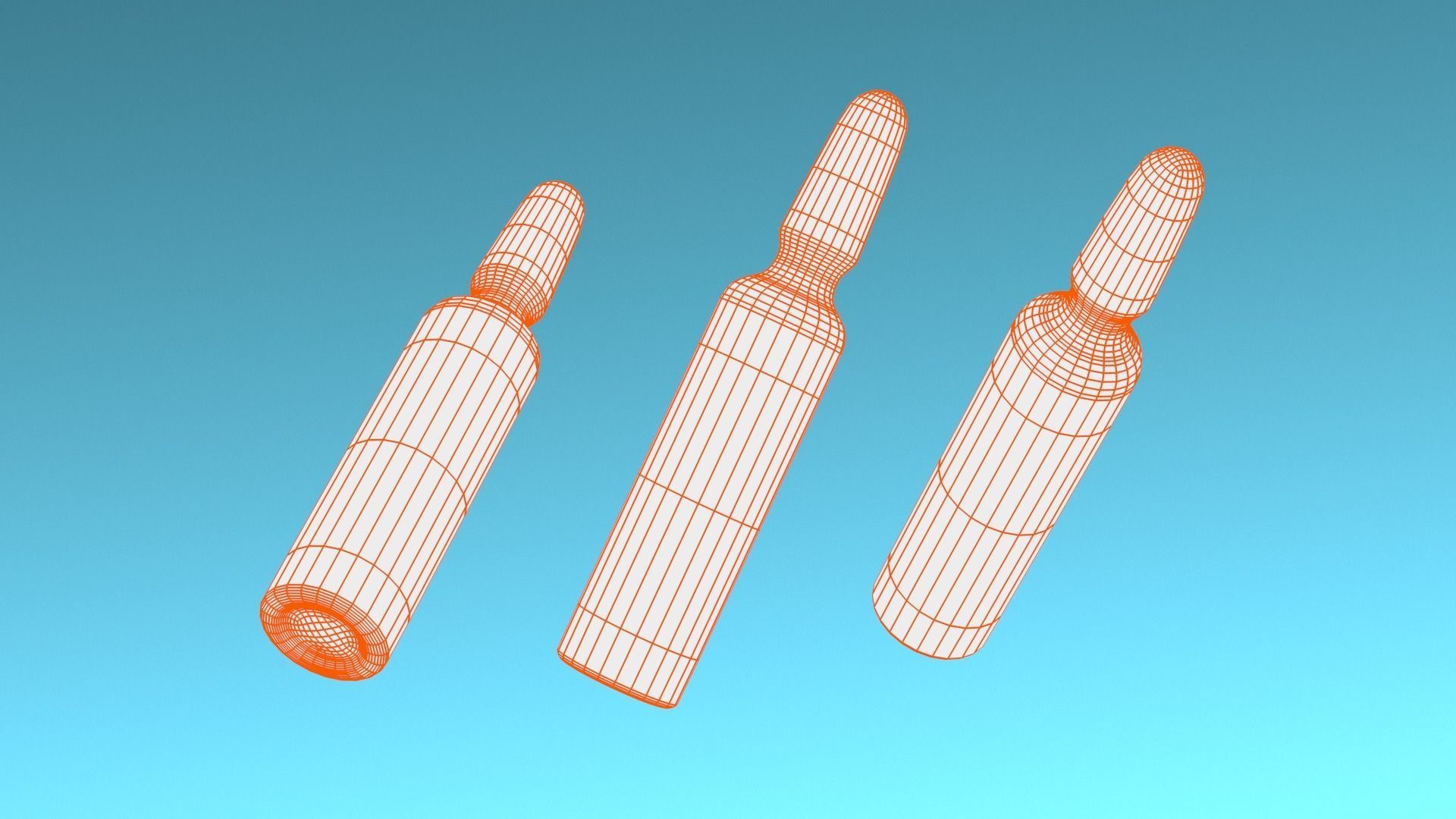 Medical Instruments - Syringe injection 3D model_23