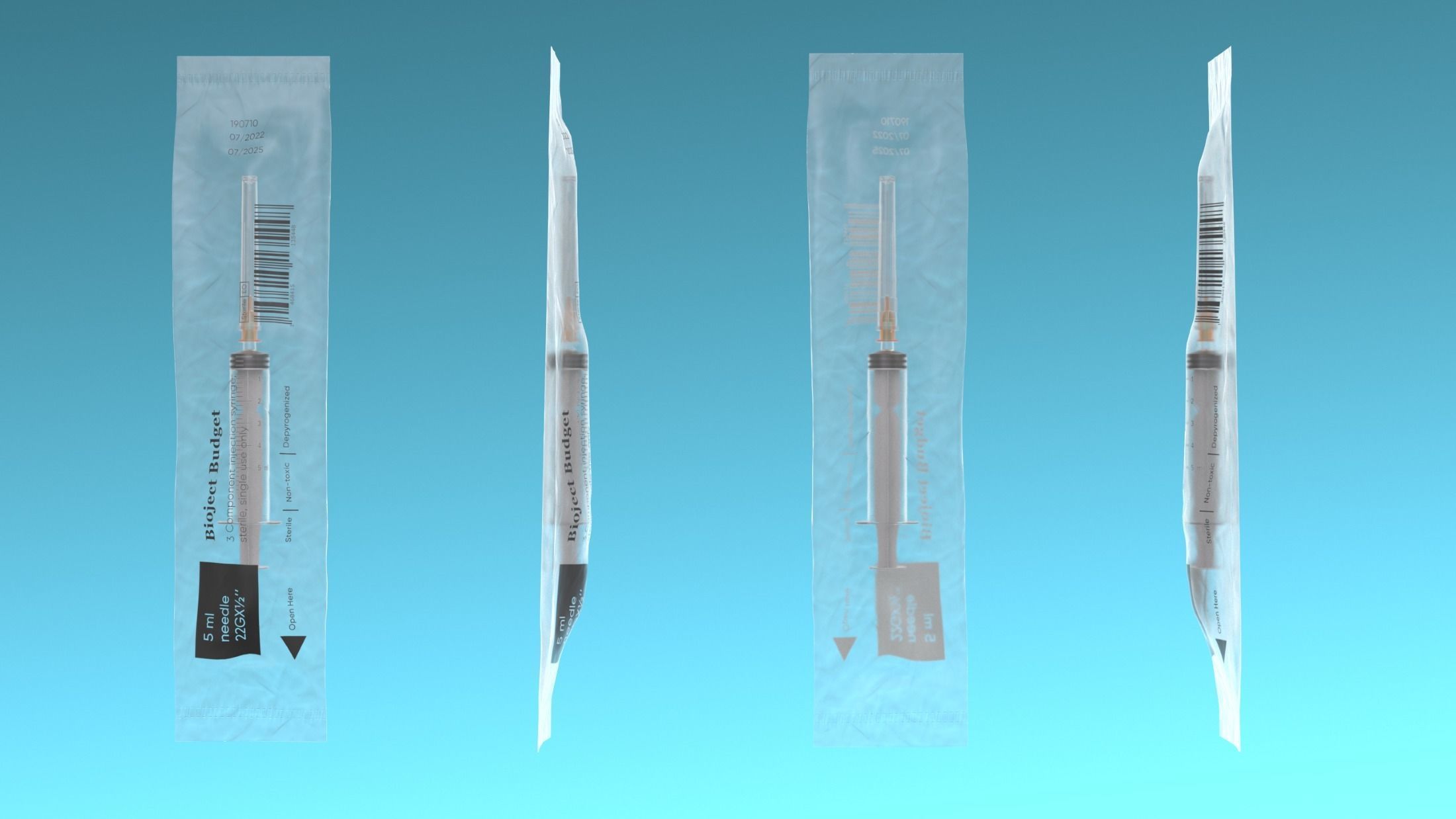 Medical Instruments - Syringe injection 3D model_7