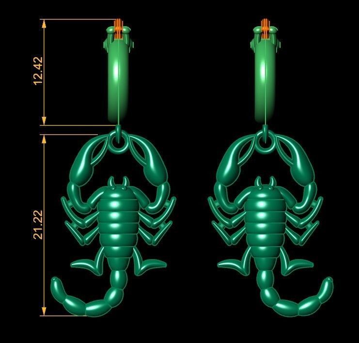 Scorpio Astrological sign 3D print model_1