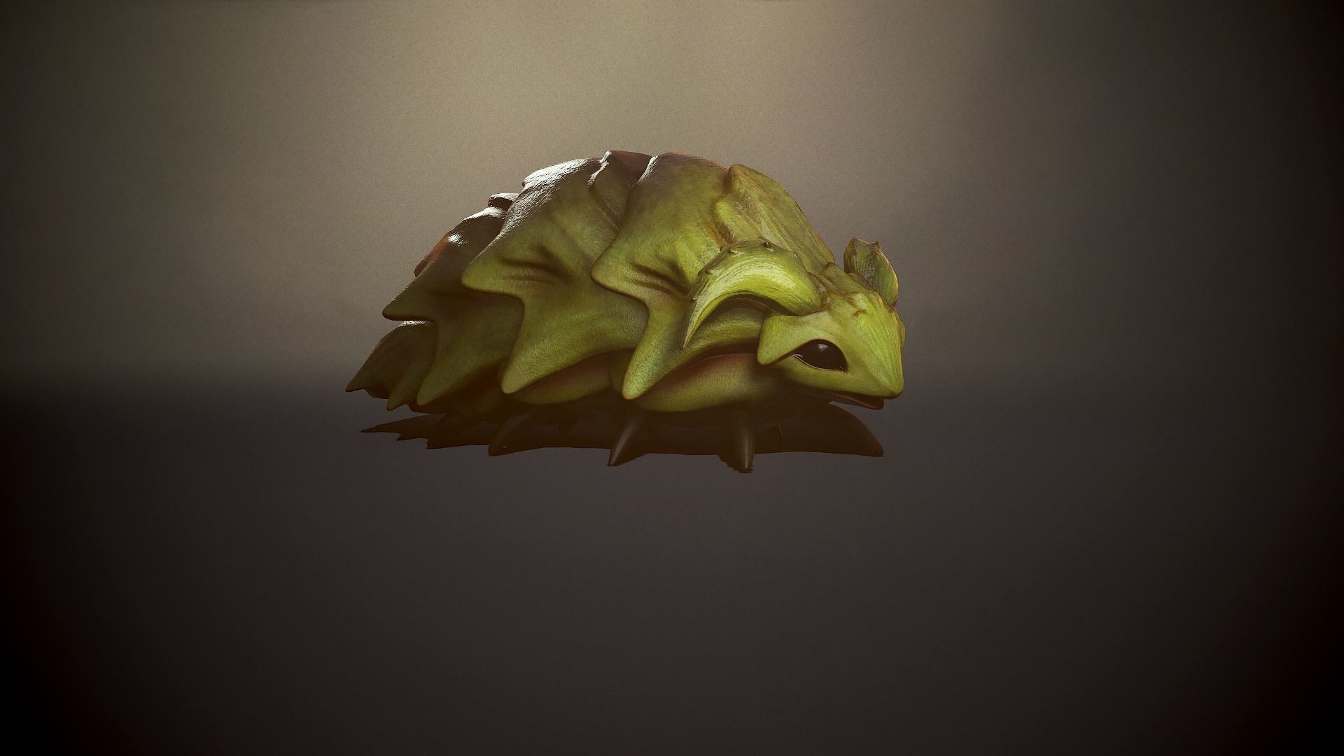 Fantasy beetle - Game Ready Low-poly 3D model Low-poly 3D model_3