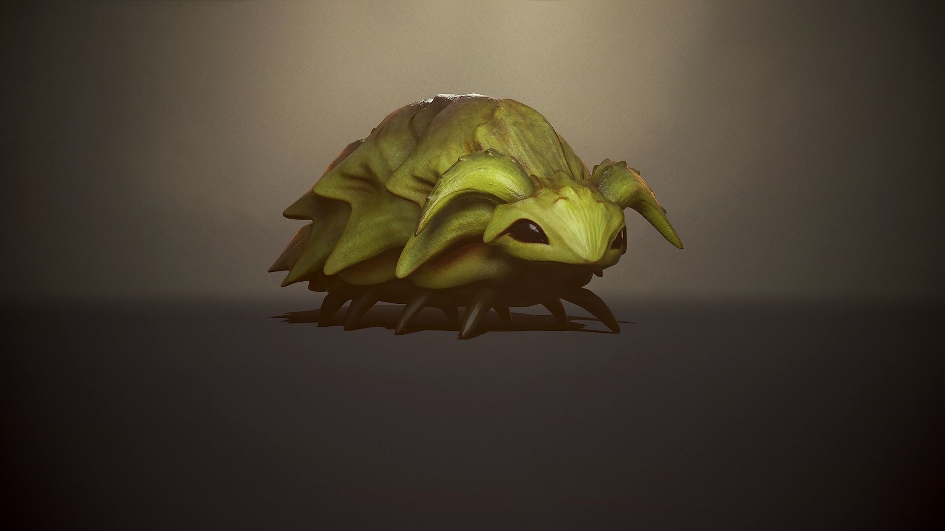 Fantasy beetle - Game Ready Low-poly 3D model Low-poly 3D model_2