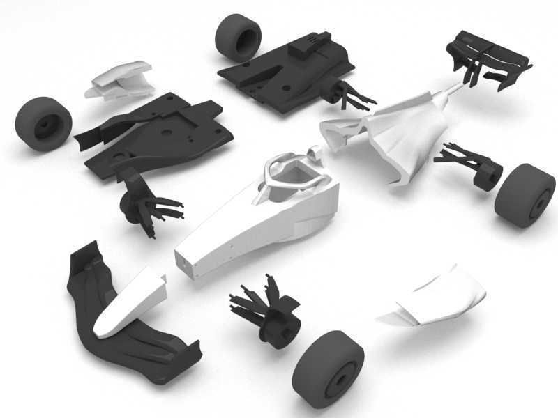 FORMULA ONE 2023 PRINTABLE MODELS 3D print model_8