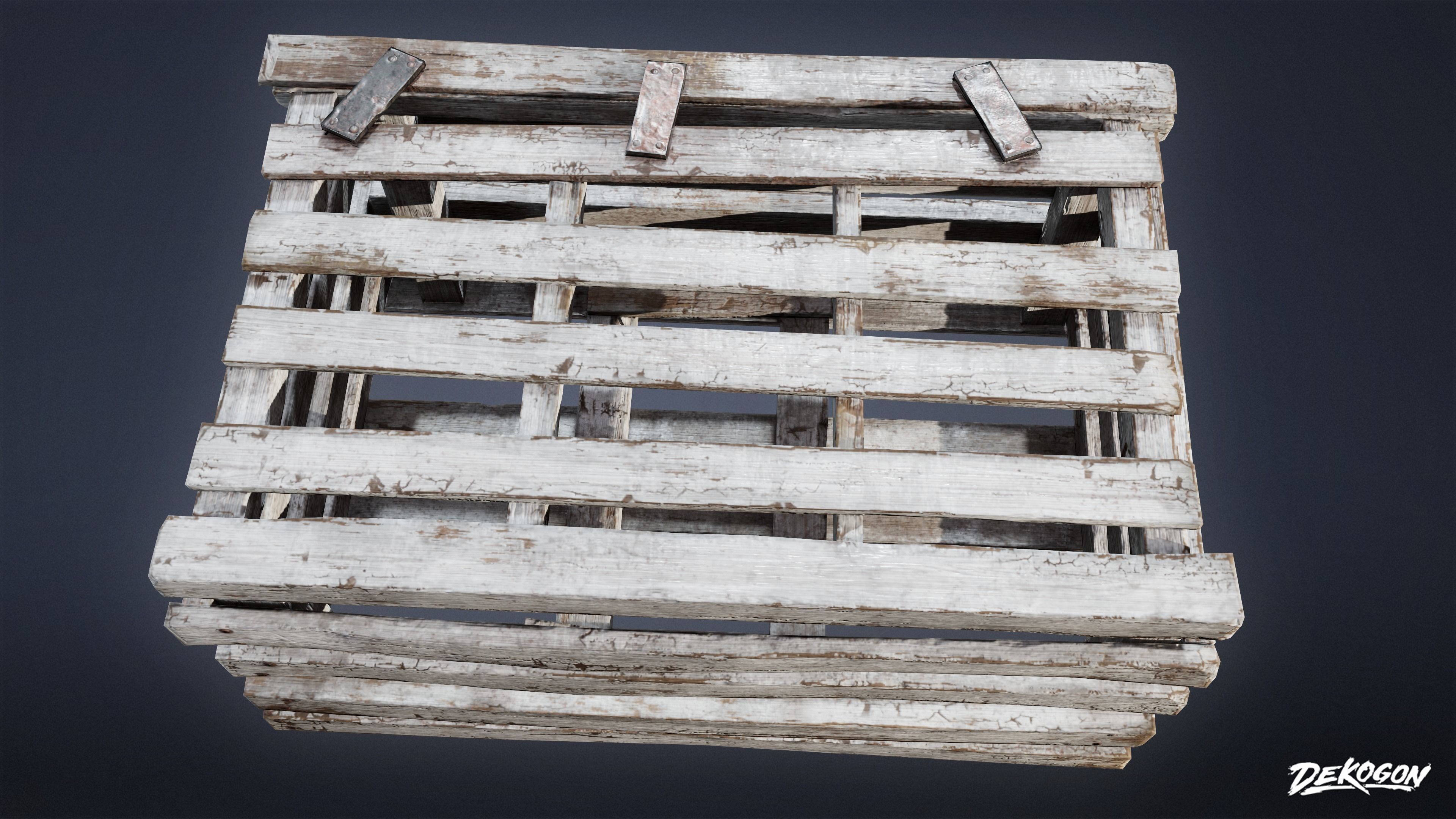 SEASIDE DOCKS - Lobster Trap 01 - NANITE AND LOW POLY Low-poly 3D model_6