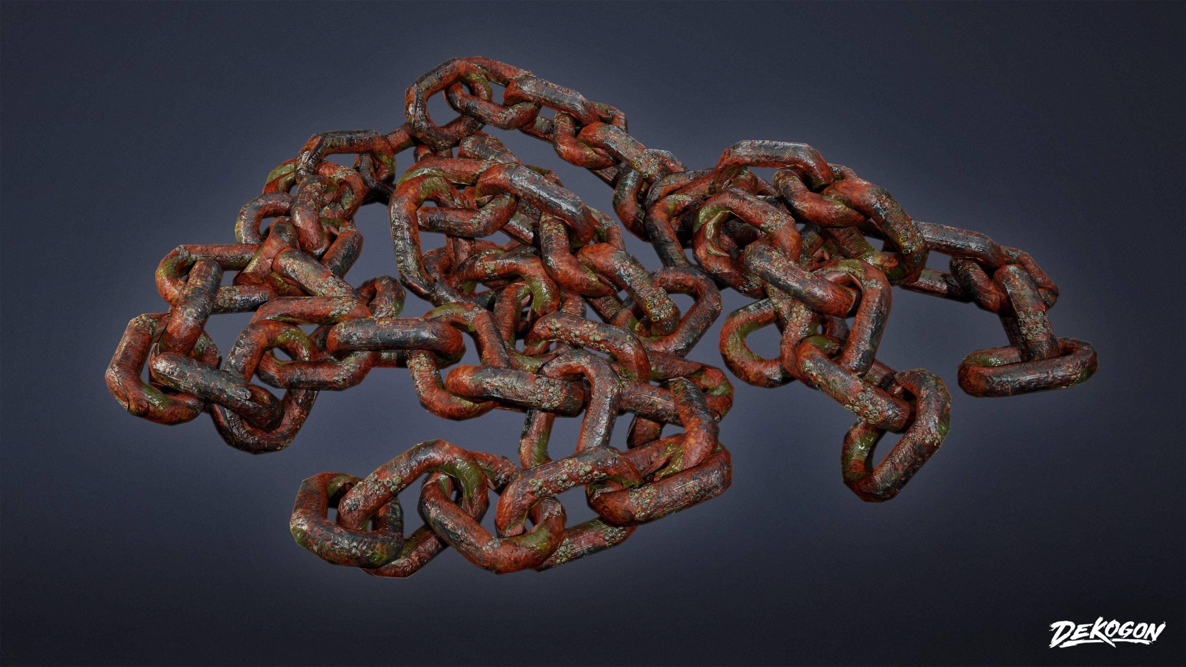 SEASIDE DOCKS - Large Anchor 01 - NANITE AND LOW POLY Low-poly 3D model_8