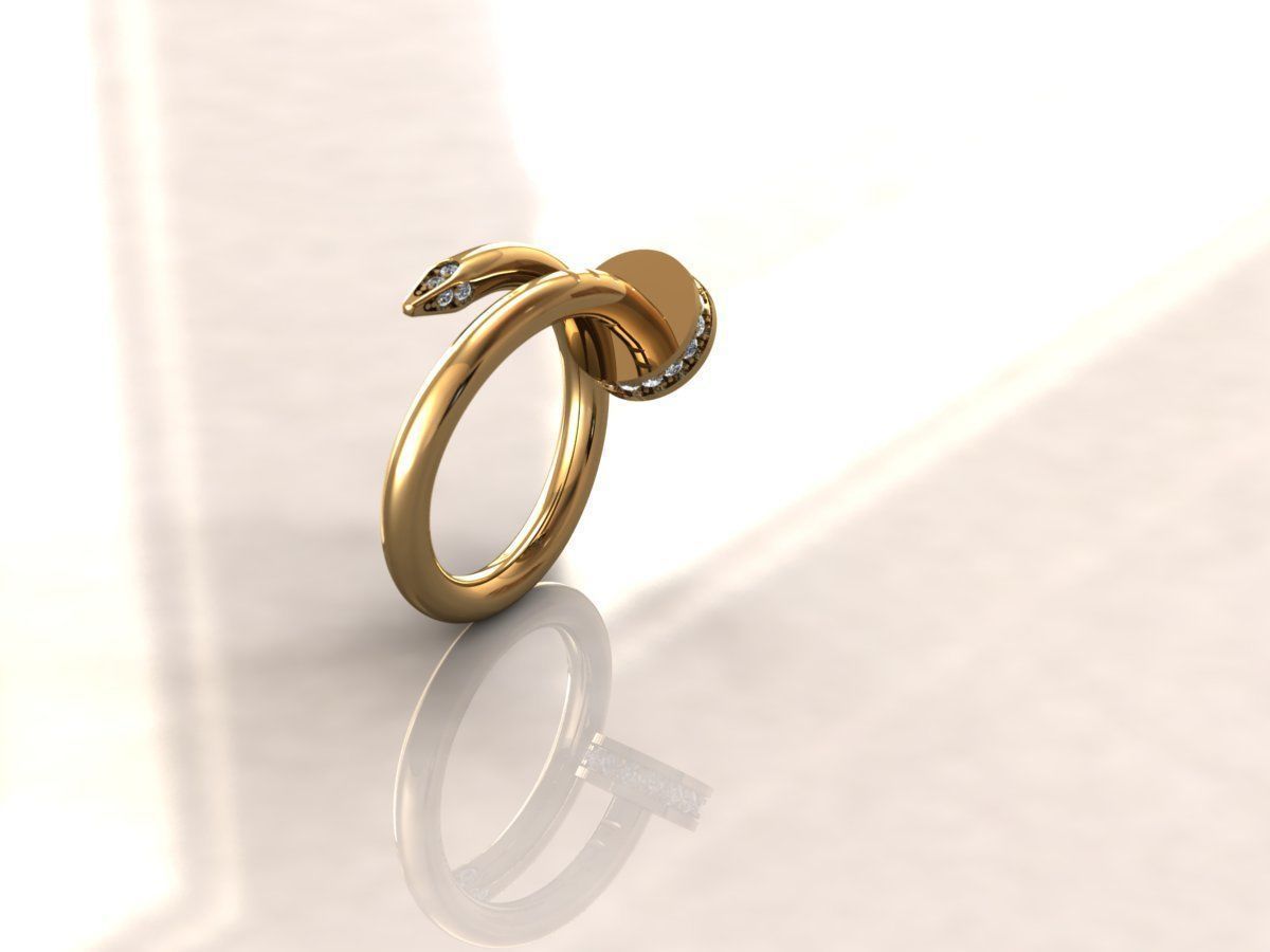 Juste Un Clou RING 1 3D print model_2