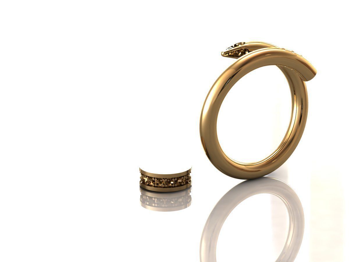 Juste Un Clou RING 1 3D print model_5