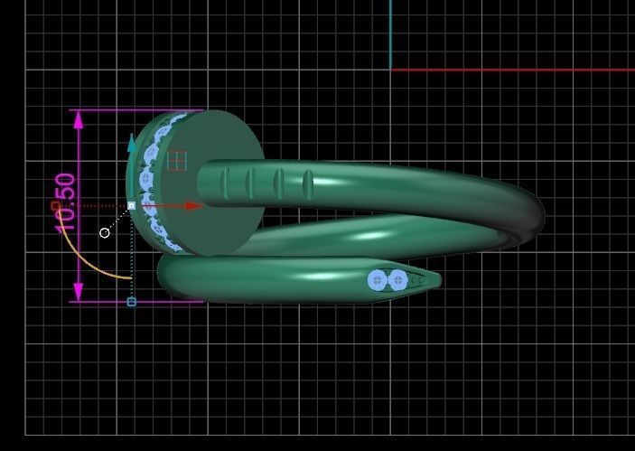 Juste Un Clou RING 1 3D print model_8