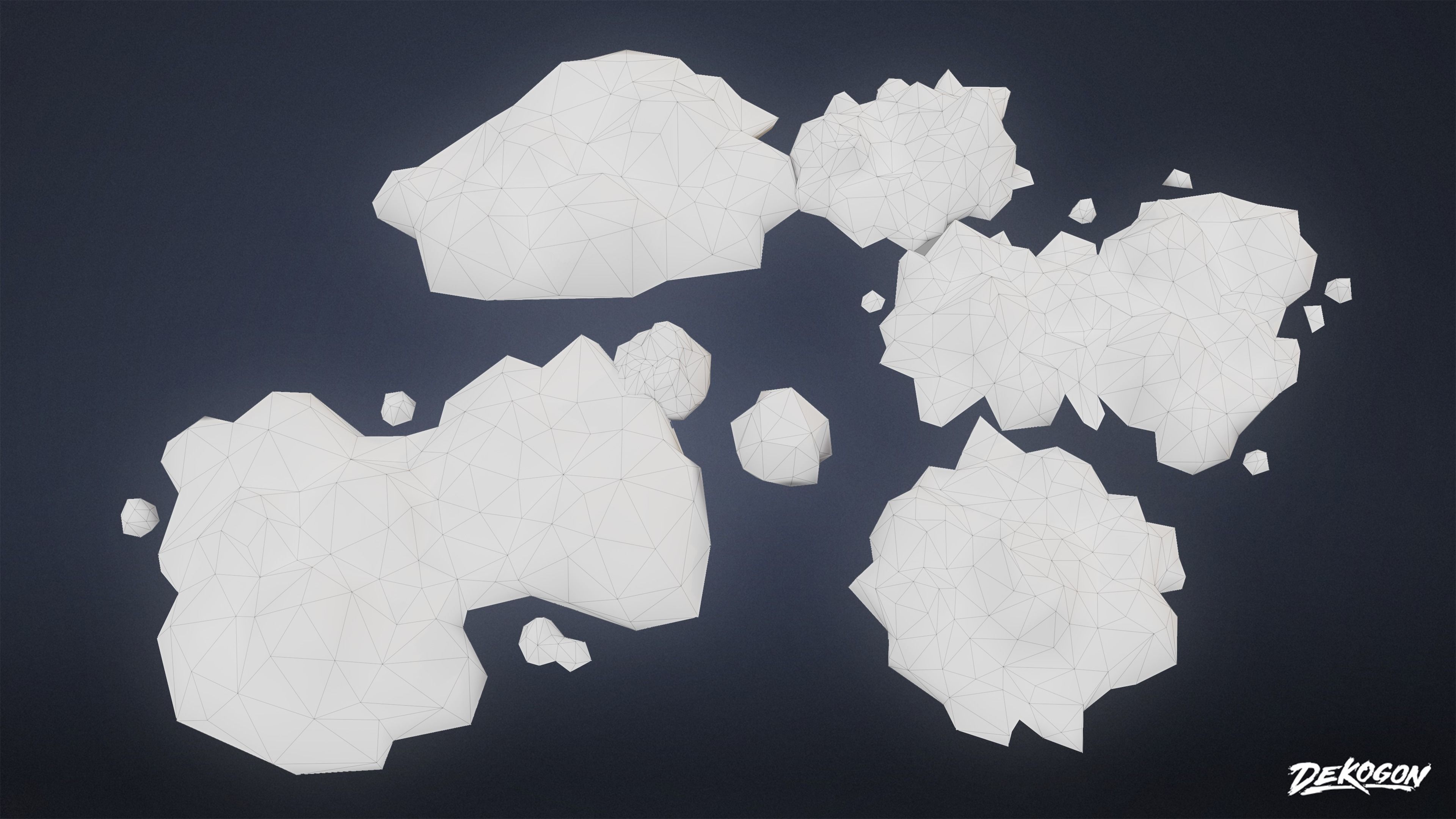 SEASIDE DOCKS - Barnacles 01 - NANITE AND LOW POLY Low-poly 3D model_2