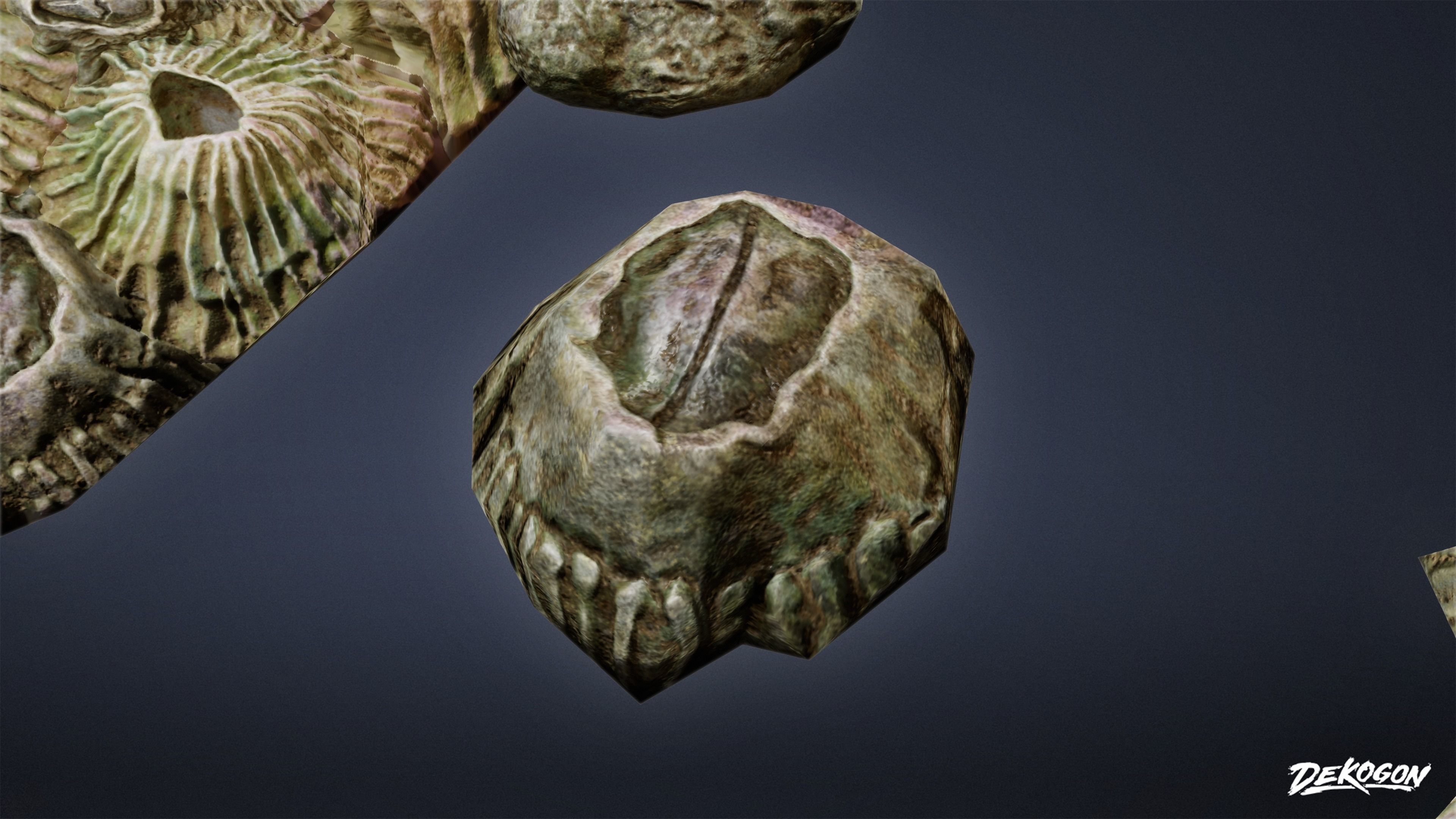 SEASIDE DOCKS - Barnacles 01 - NANITE AND LOW POLY Low-poly 3D model_6