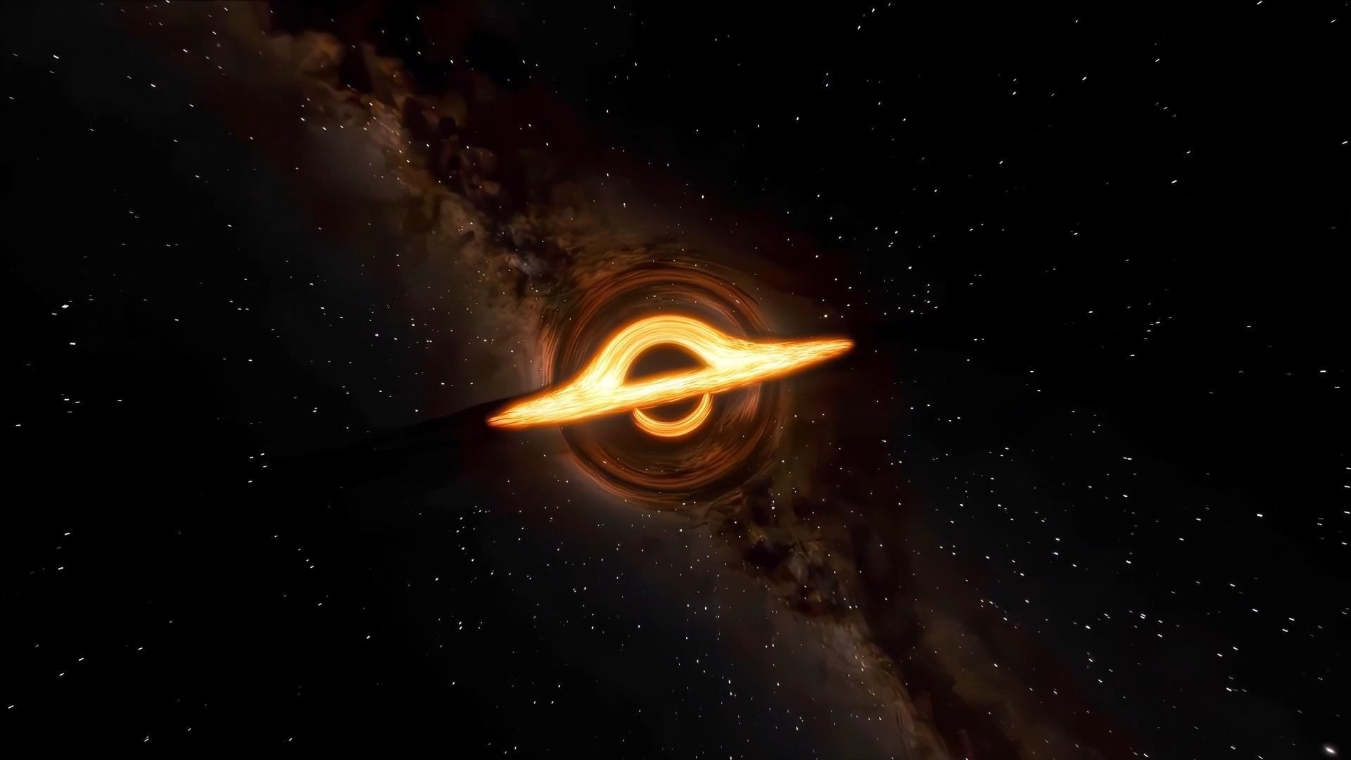 BLACKHOLE OF INTERSTELLAR  NAMED GARGANTUA Free 3D model_1