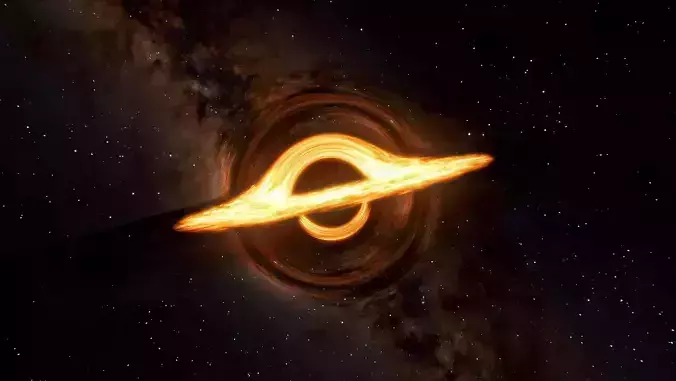 BLACKHOLE OF INTERSTELLAR  NAMED GARGANTUA Free 3D model