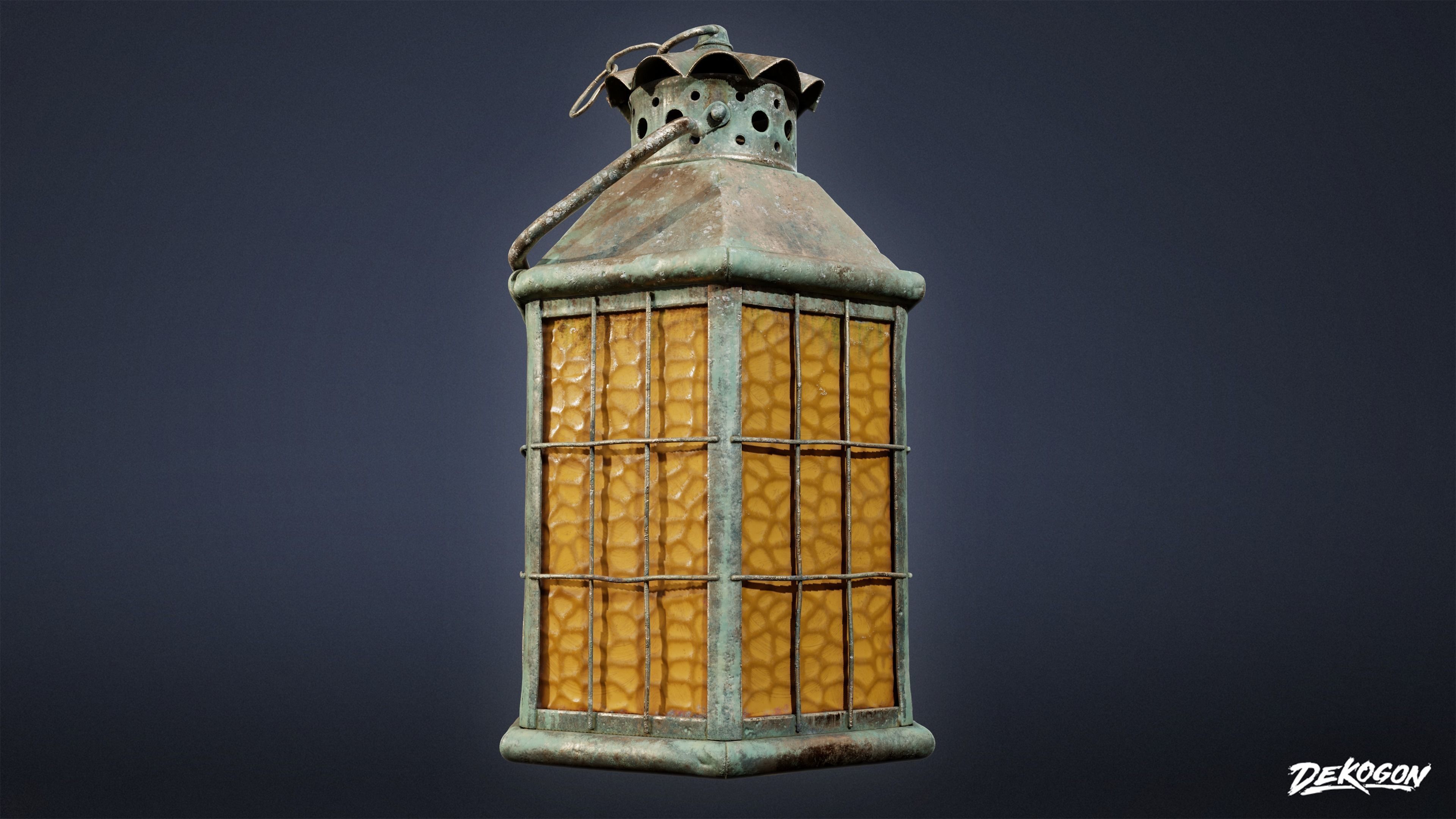 PIRATES - Large Lantern 01 - NANITE 3D model_5
