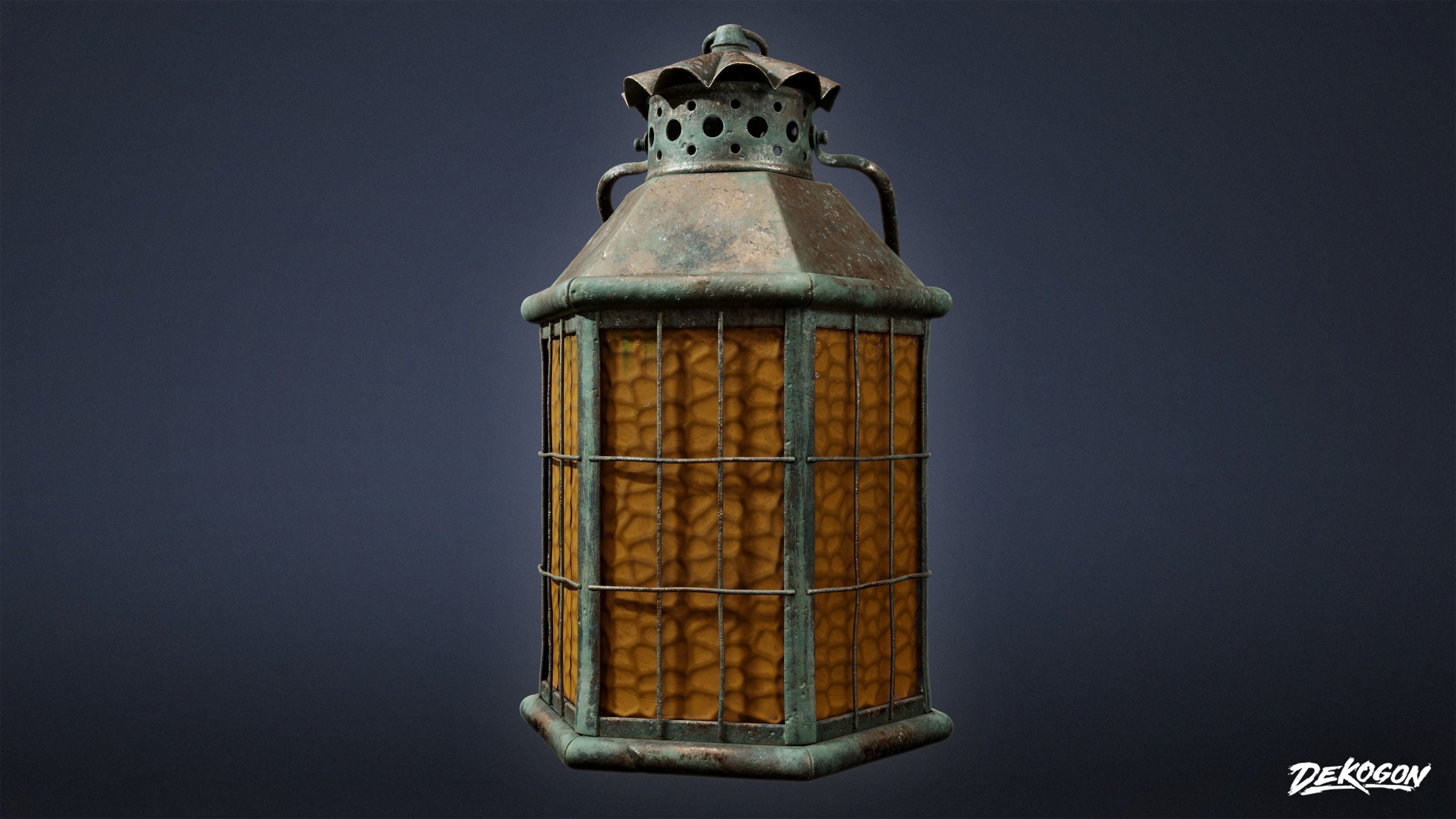 PIRATES - Large Lantern 01 - NANITE 3D model_3
