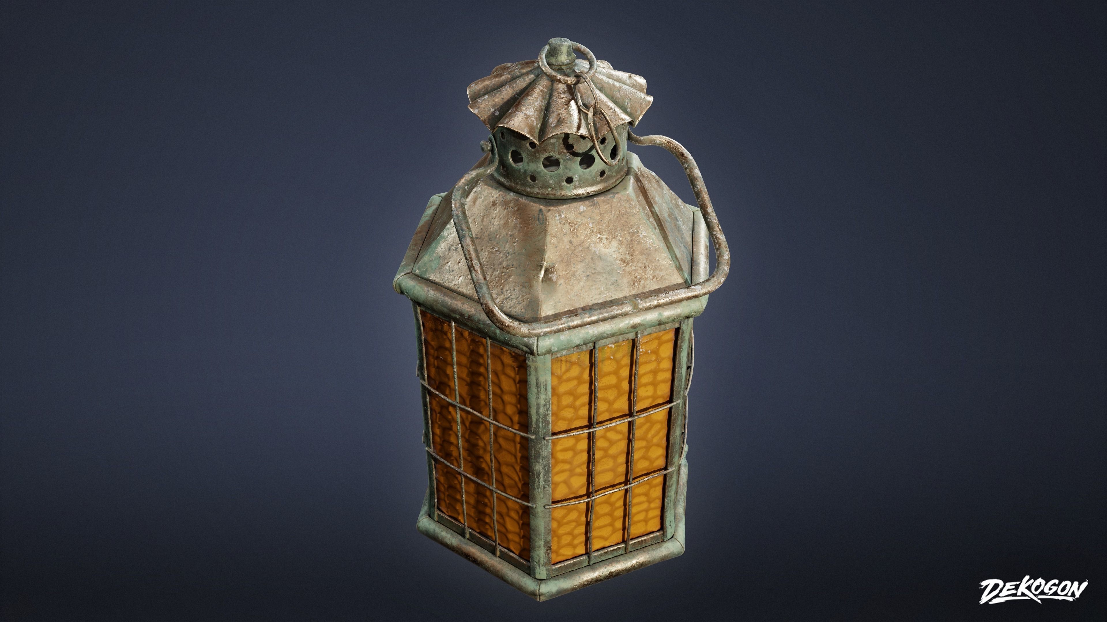 PIRATES - Large Lantern 01 - NANITE 3D model_4