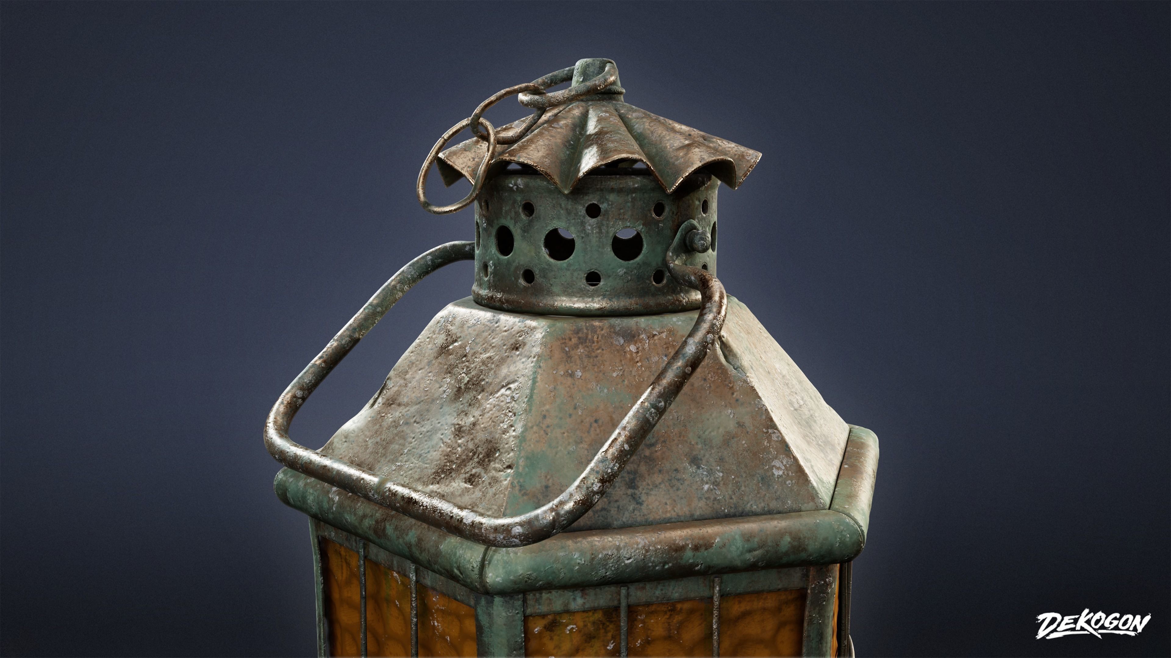 PIRATES - Large Lantern 01 - NANITE 3D model_2