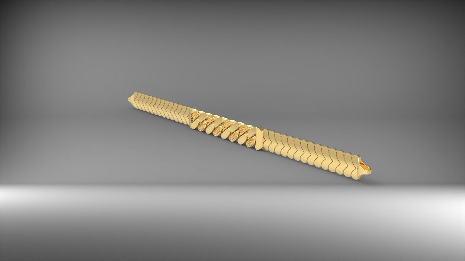 gurmetli 3d zincir bileklik 3D print model_15