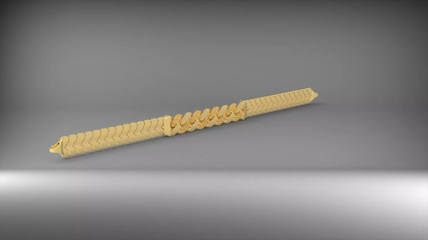 gurmetli 3d zincir bileklik 3D print model_0