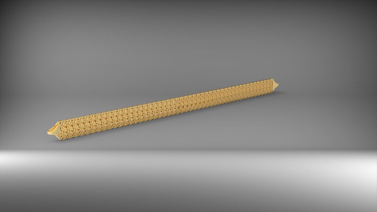 S seklinde 3d zincir bileklik 3D print model_14