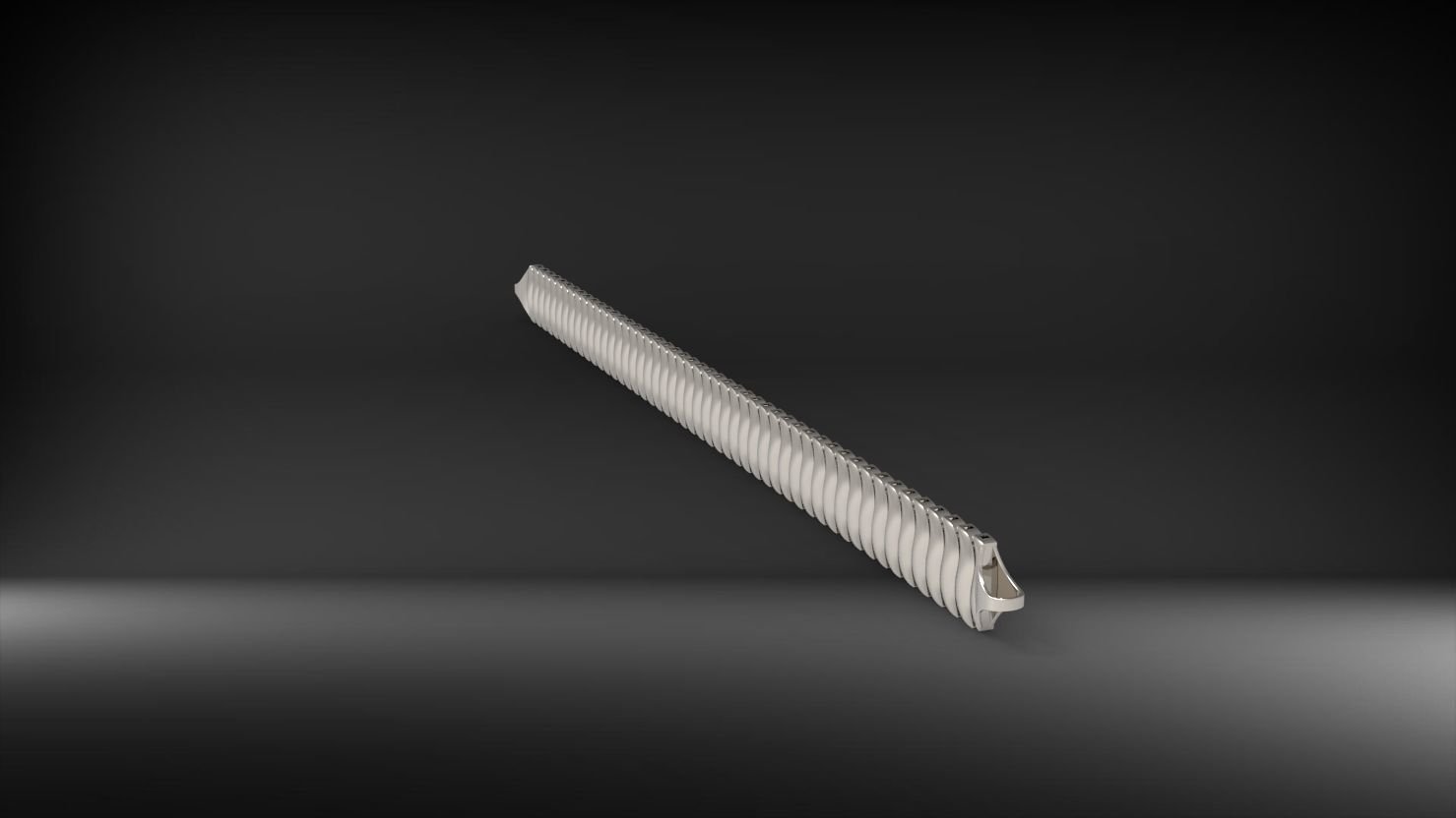 S seklinde 3d zincir bileklik 3D print model_7