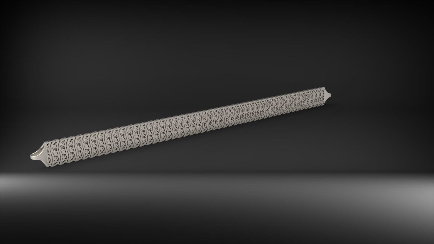 S seklinde 3d zincir bileklik 3D print model_10