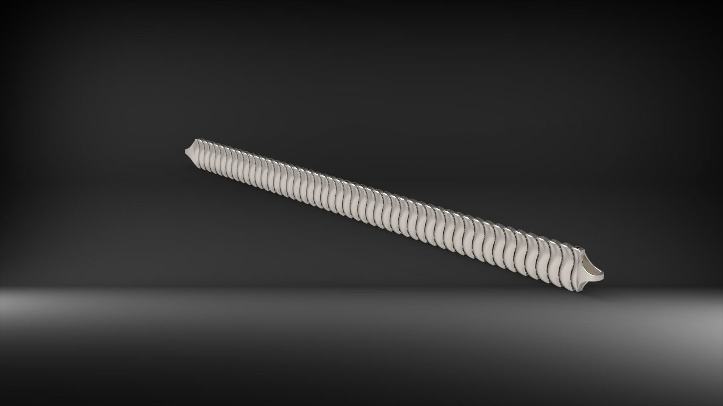 S seklinde 3d zincir bileklik 3D print model_13