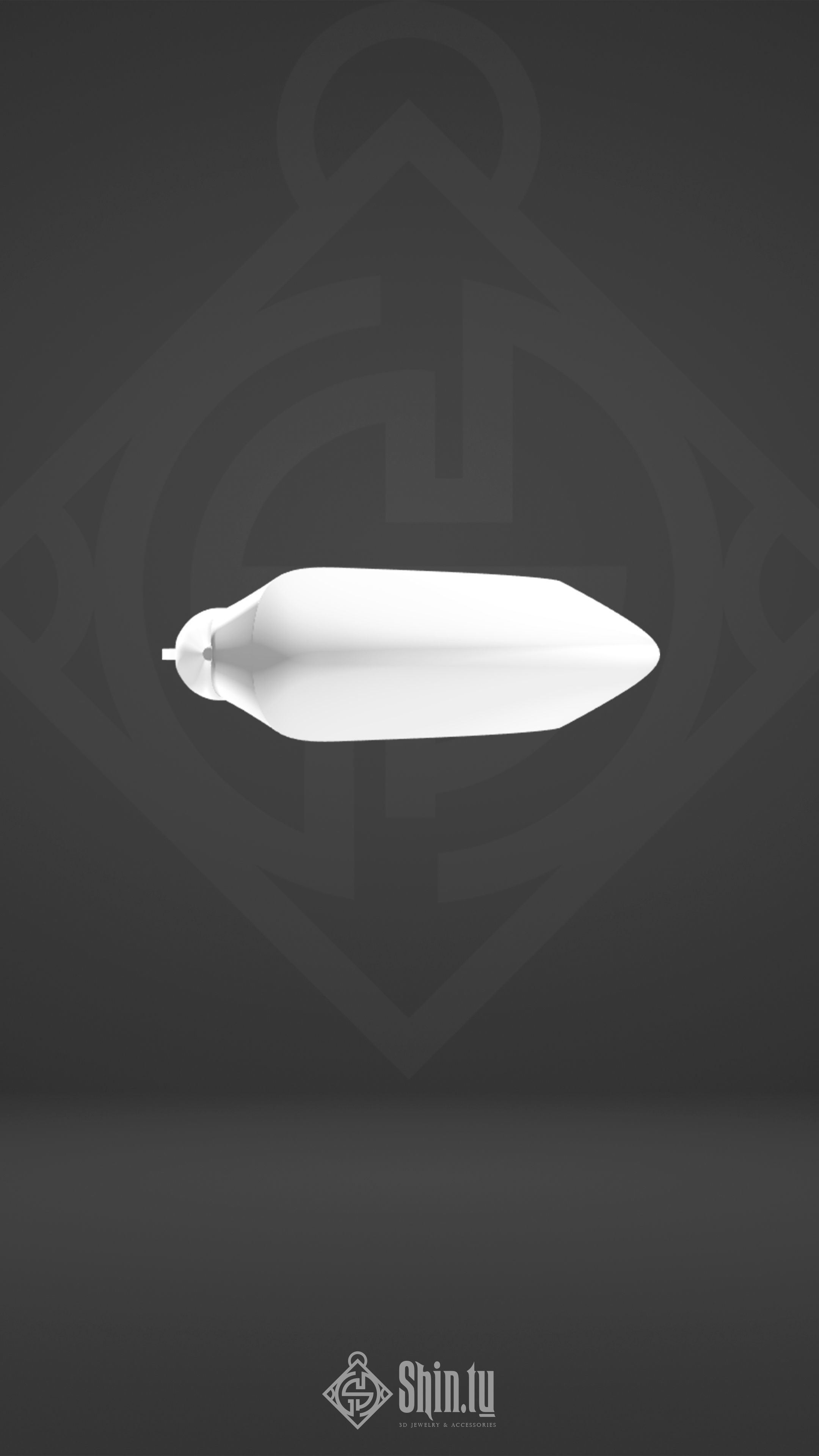 Maori Pendant Whale Tail 3D print model_3