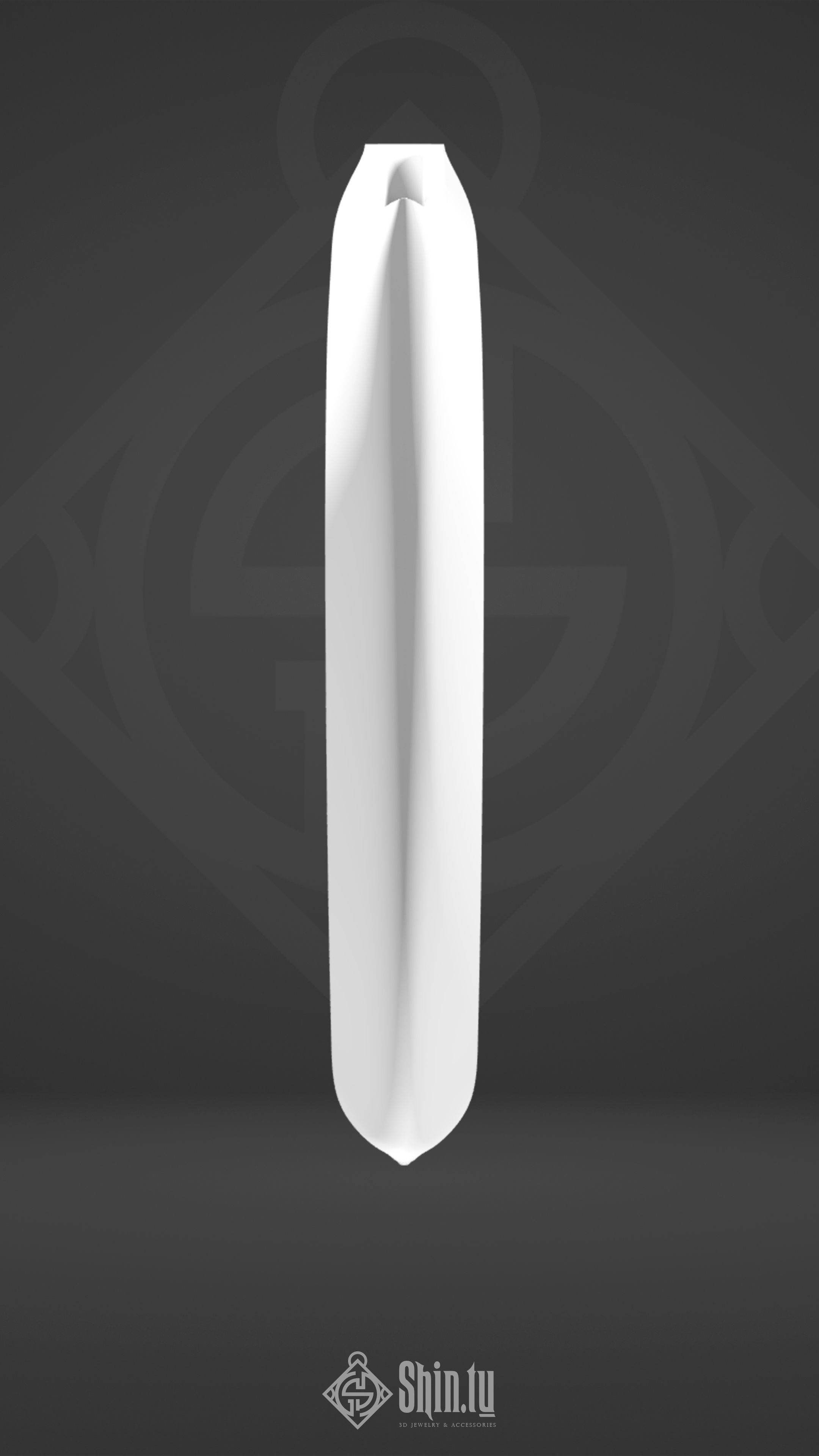 Maori Pendant Whale Tail 3D print model_5