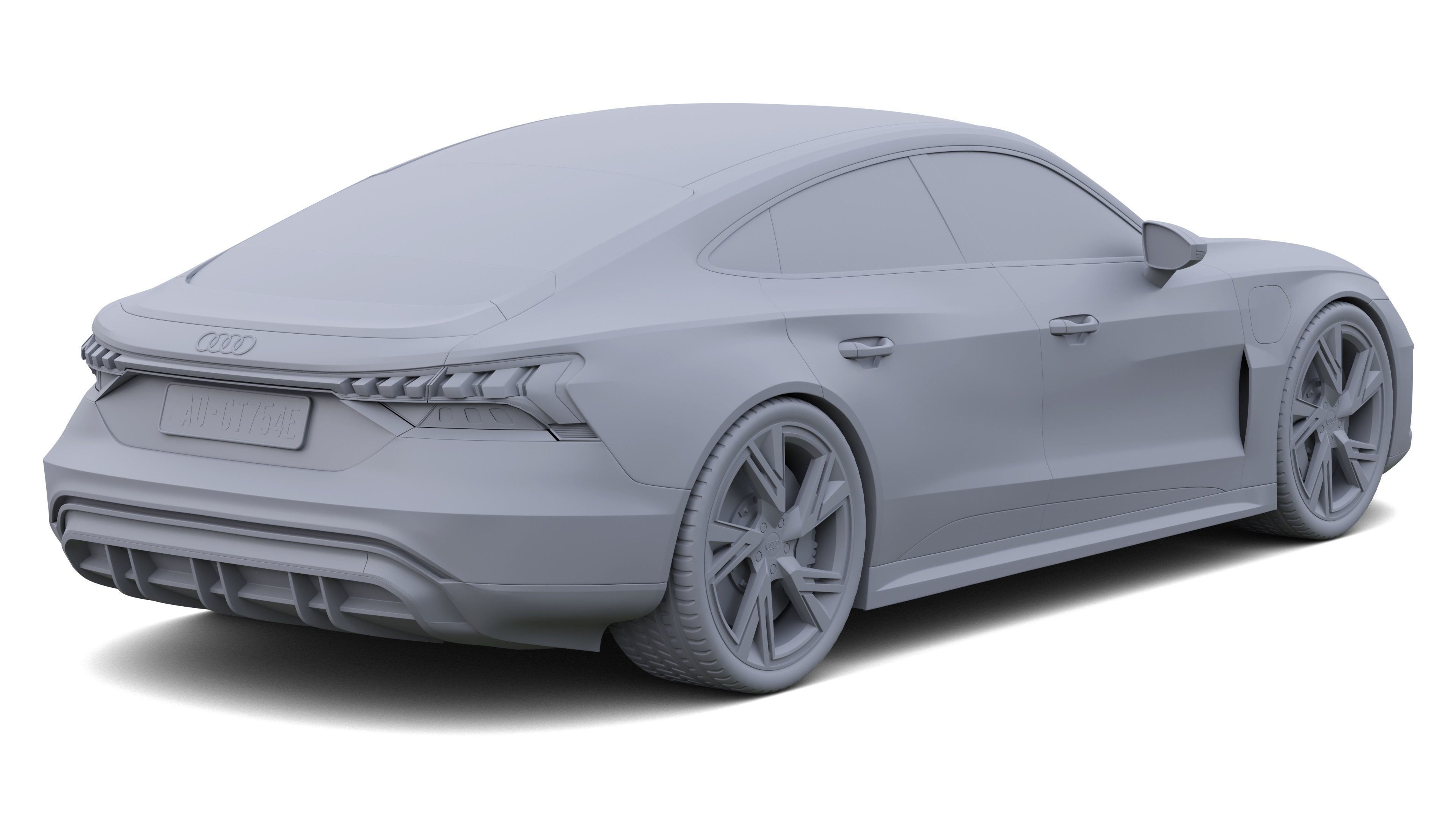 Audi e-tron GT 3D model_10