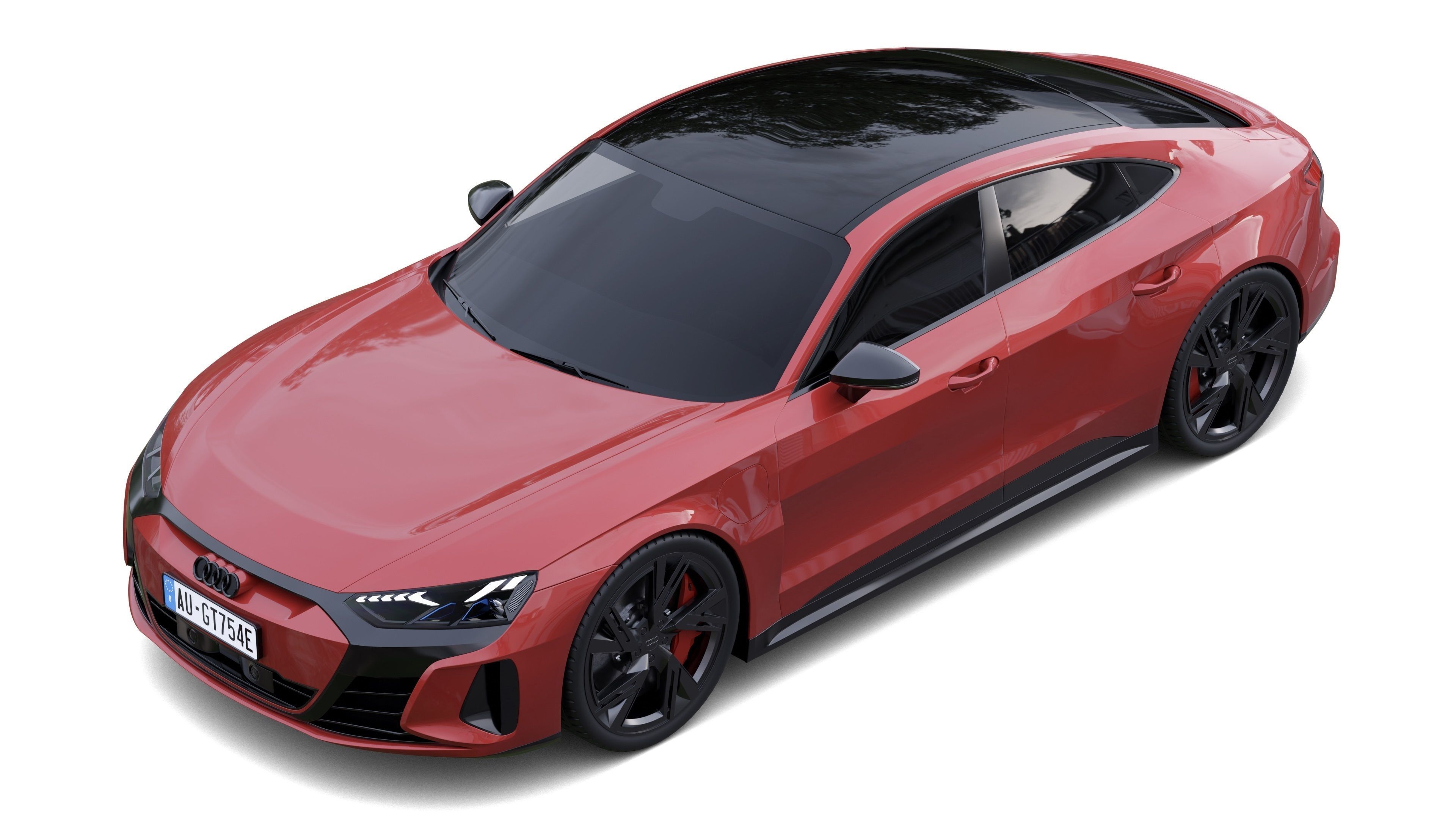 Audi e-tron GT 3D model_7