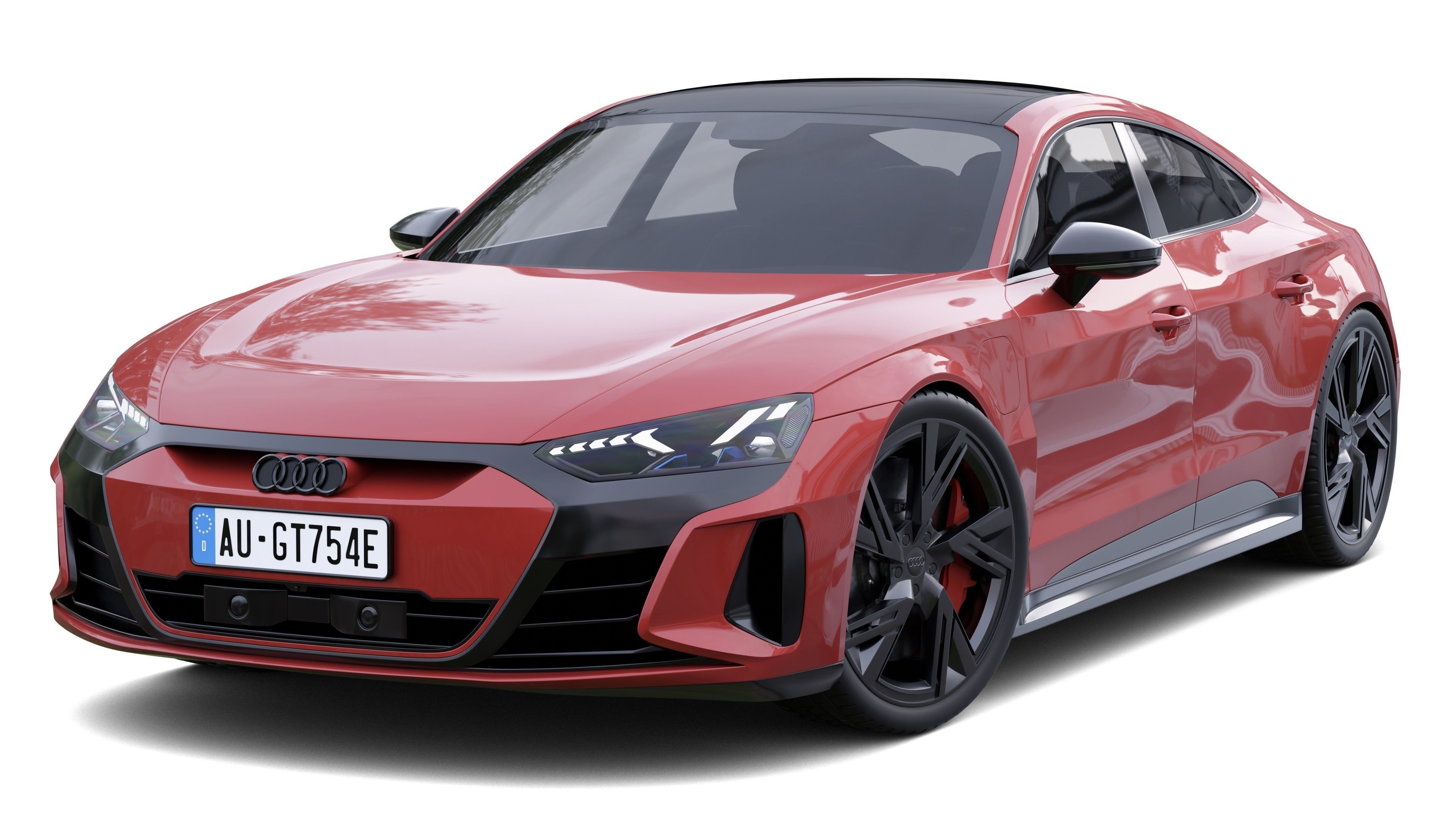 Audi e-tron GT 3D model_2