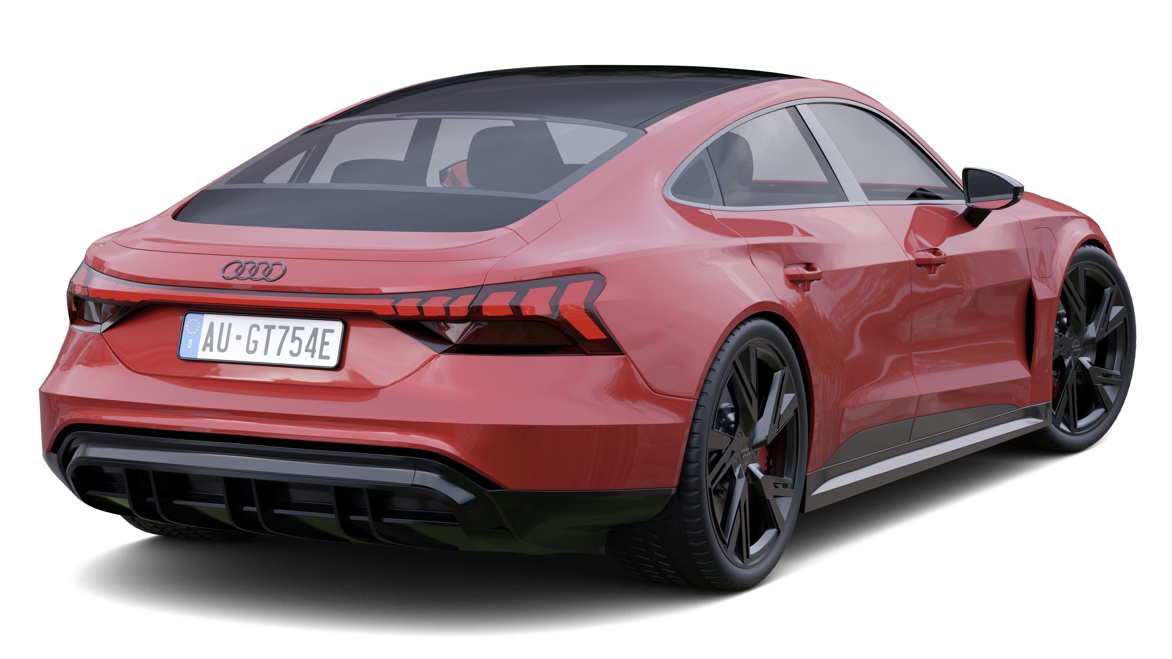 Audi e-tron GT 3D model_3