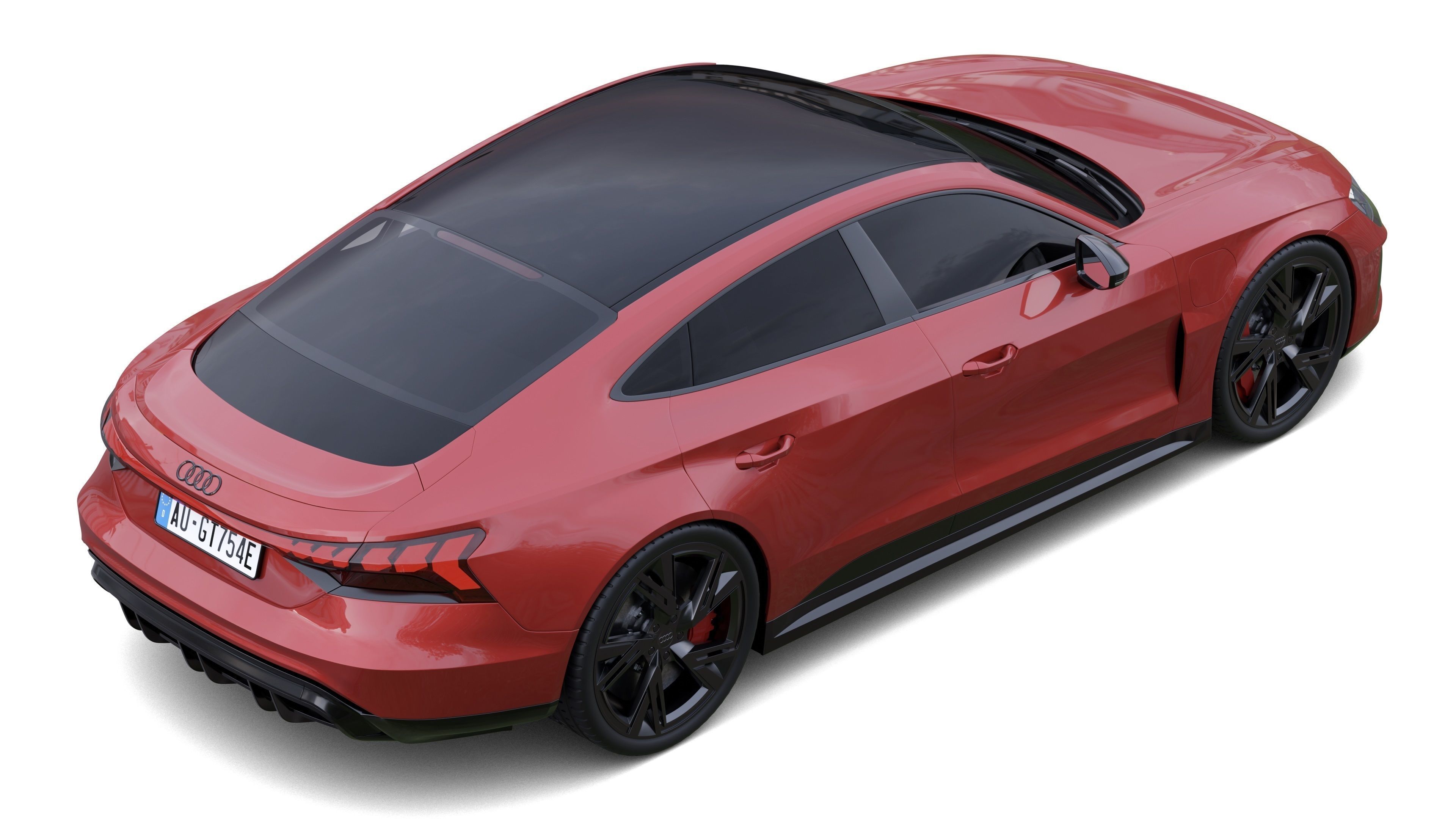 Audi e-tron GT 3D model_8