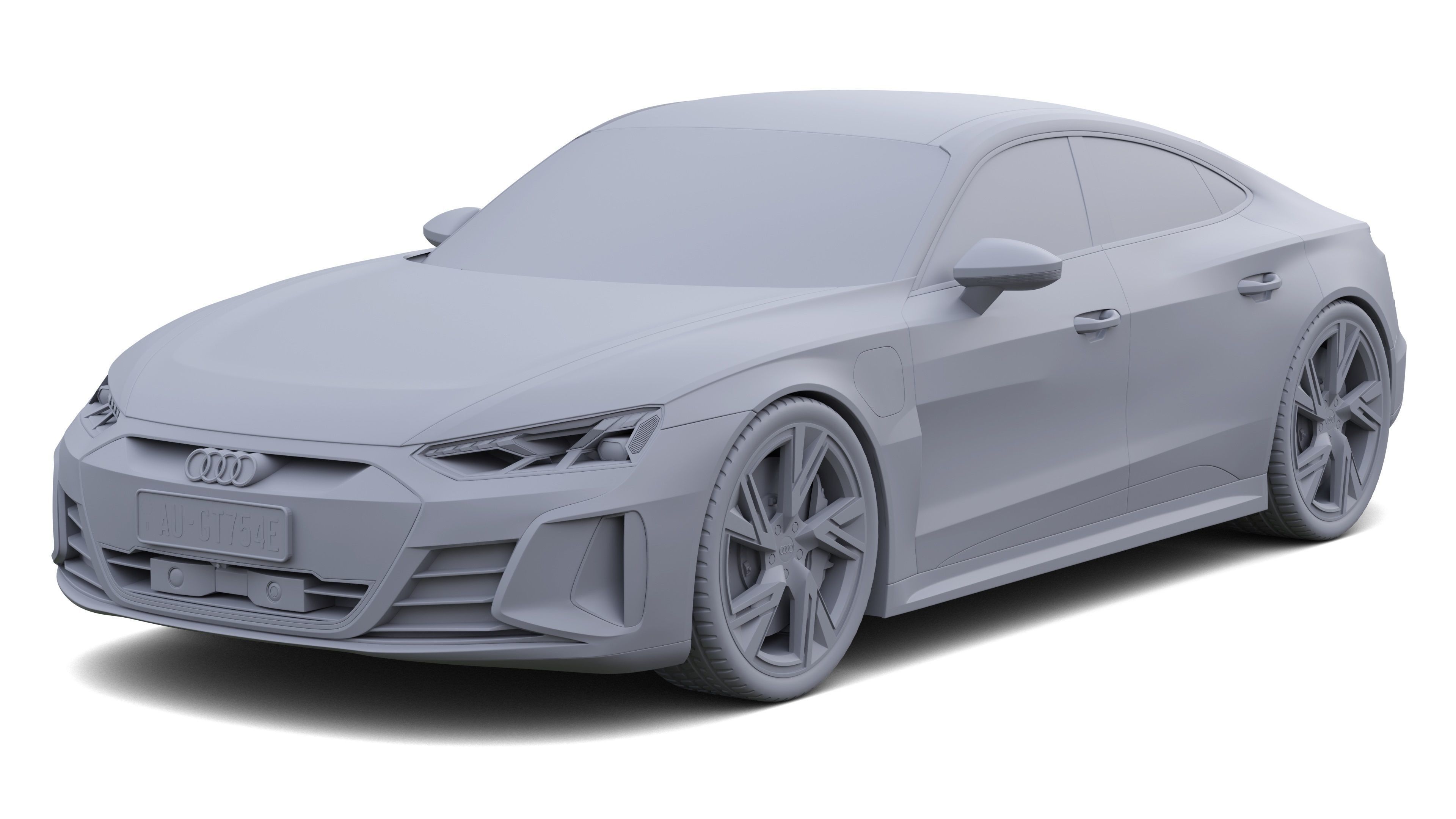 Audi e-tron GT 3D model_9