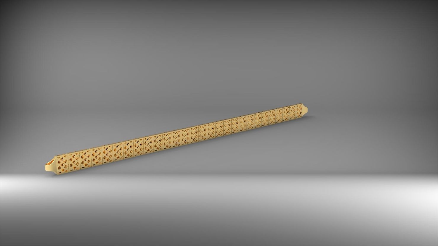 dikdortgen ve koseli 3d zincir bileklik 3D print model_10