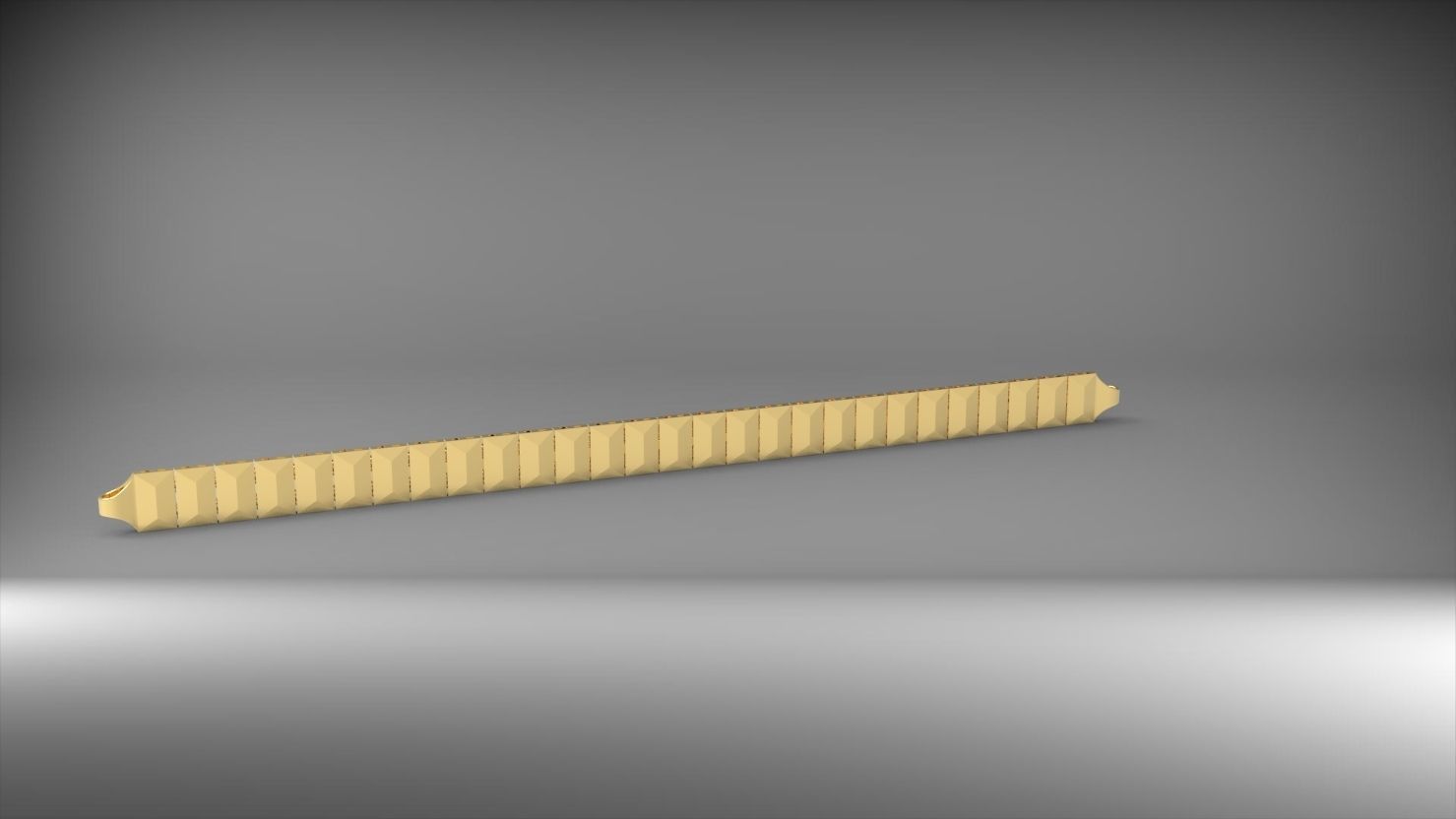 dikdortgen ve koseli 3d zincir bileklik 3D print model_18