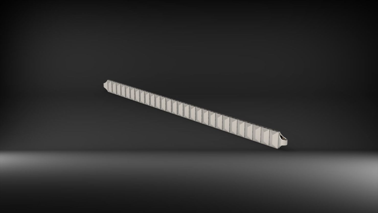 dikdortgen ve koseli 3d zincir bileklik 3D print model_8