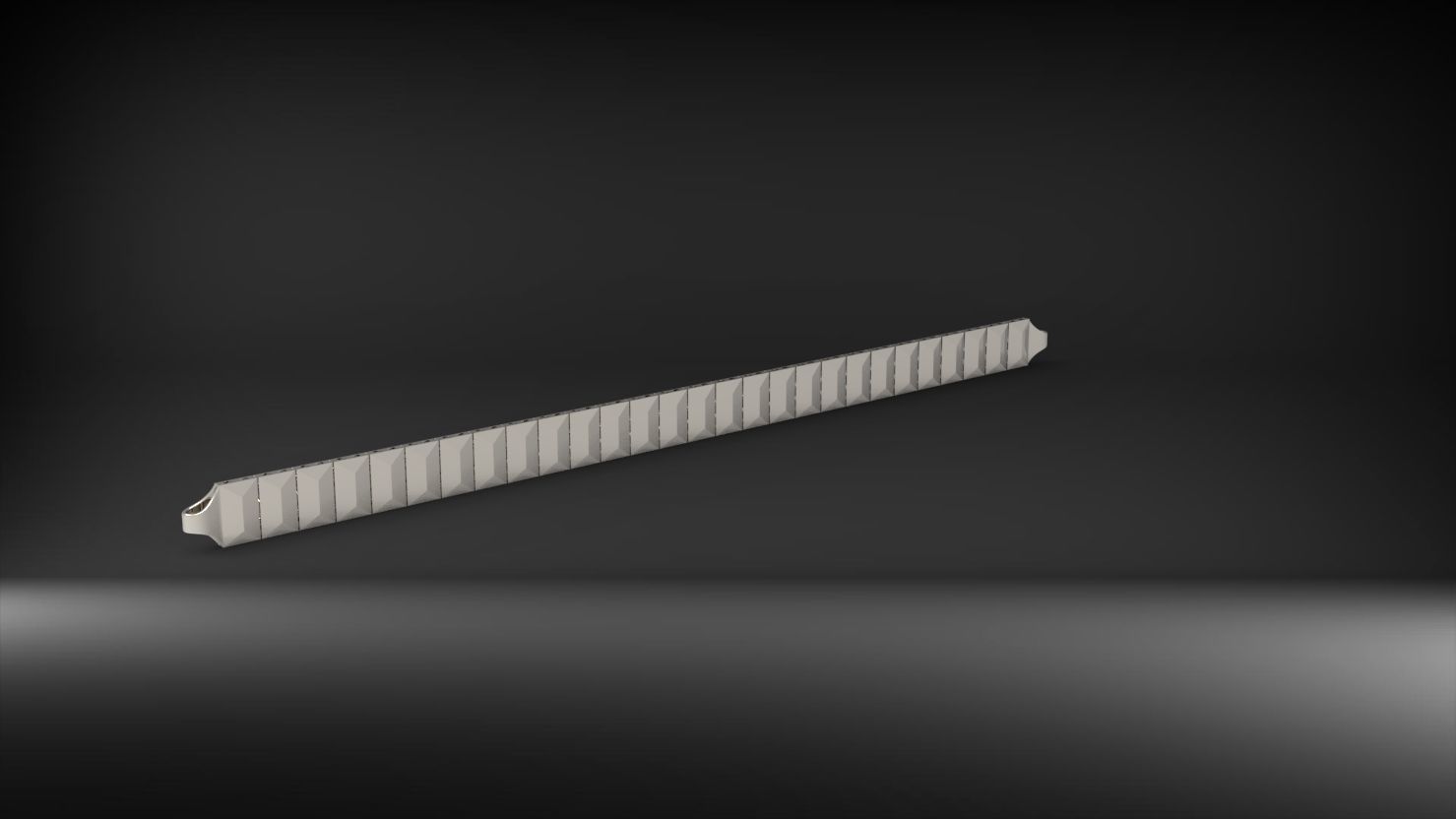 dikdortgen ve koseli 3d zincir bileklik 3D print model_16