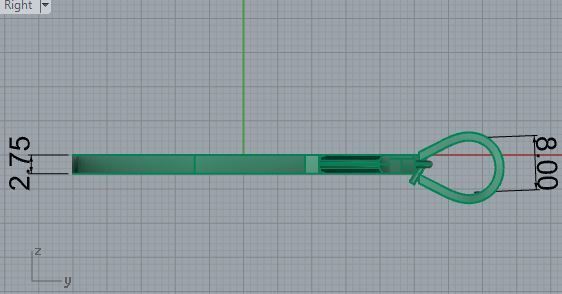 17 Number Pendant 3803 3D print model_6