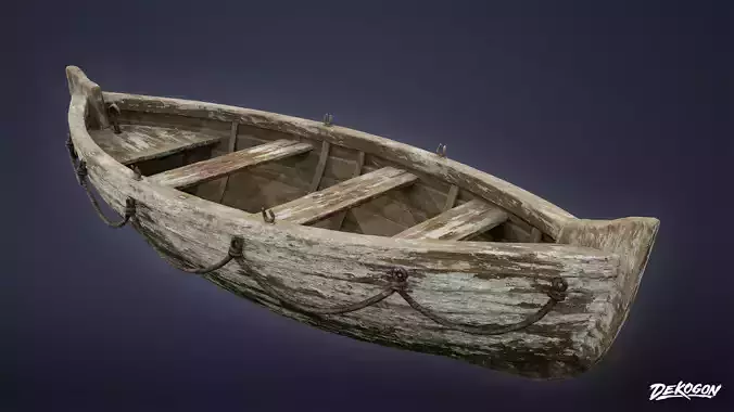 SEASIDE DOCKS - Lifeboat 01 - NANITE and LOW POLY