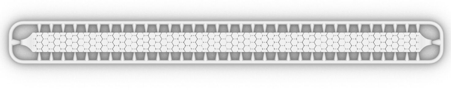 coklu altigen petek 3d zincir bileklik 3D print model_2