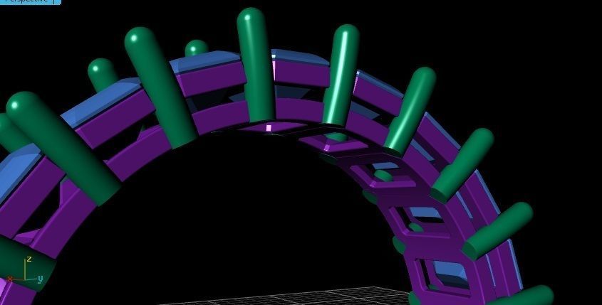 Eternity Band diamond rings 3D print model 3D print model_17