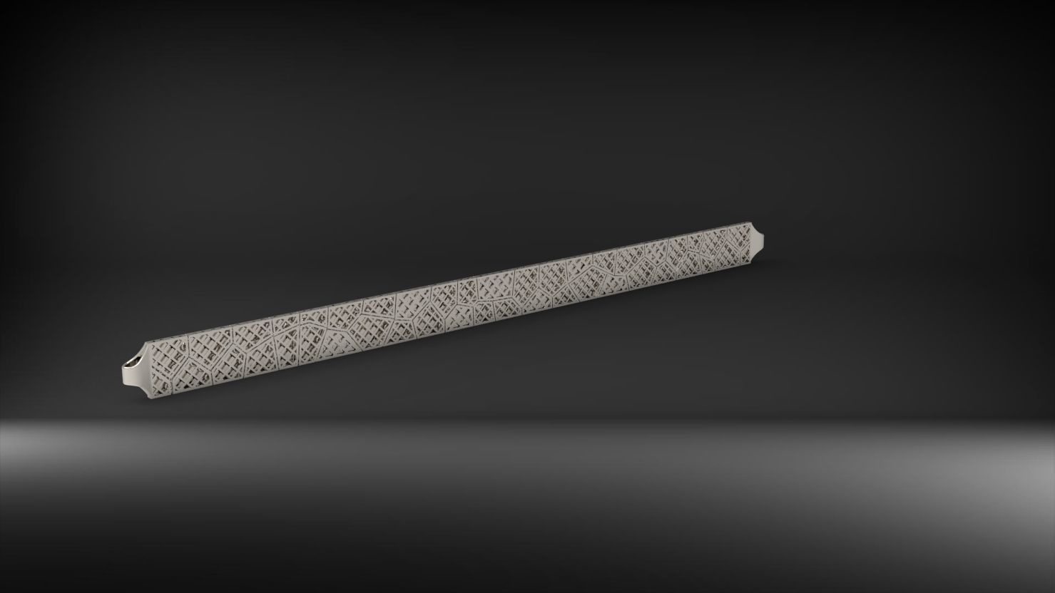 asimetrik 3d zincir bileklik 3D print model_2