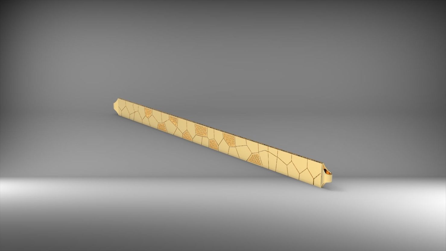 asimetrik 3d zincir bileklik 3D print model_14