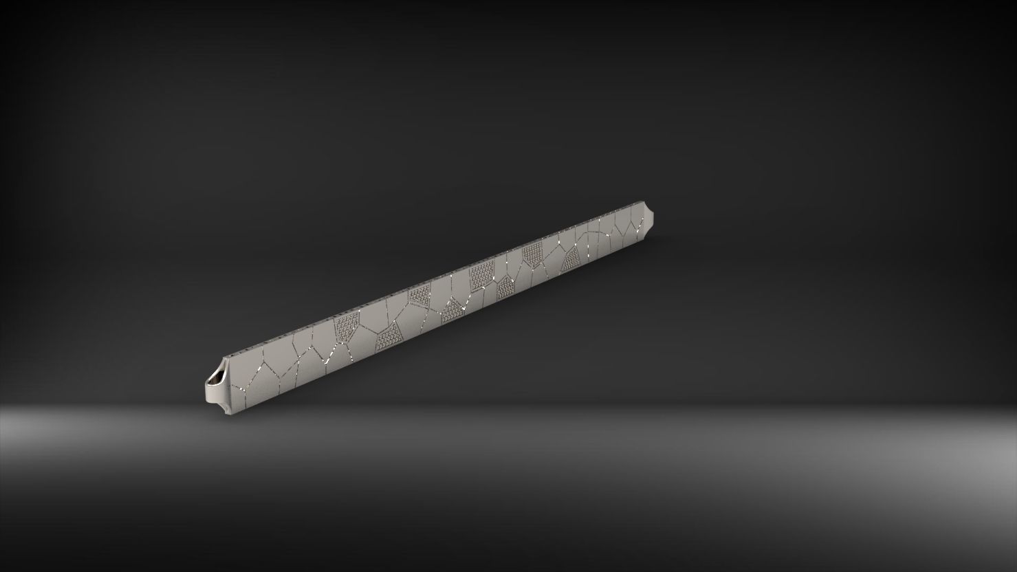 asimetrik 3d zincir bileklik 3D print model_3