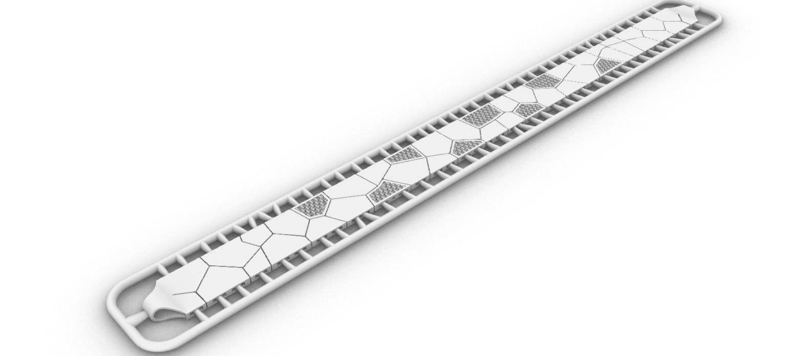 asimetrik 3d zincir bileklik 3D print model_16