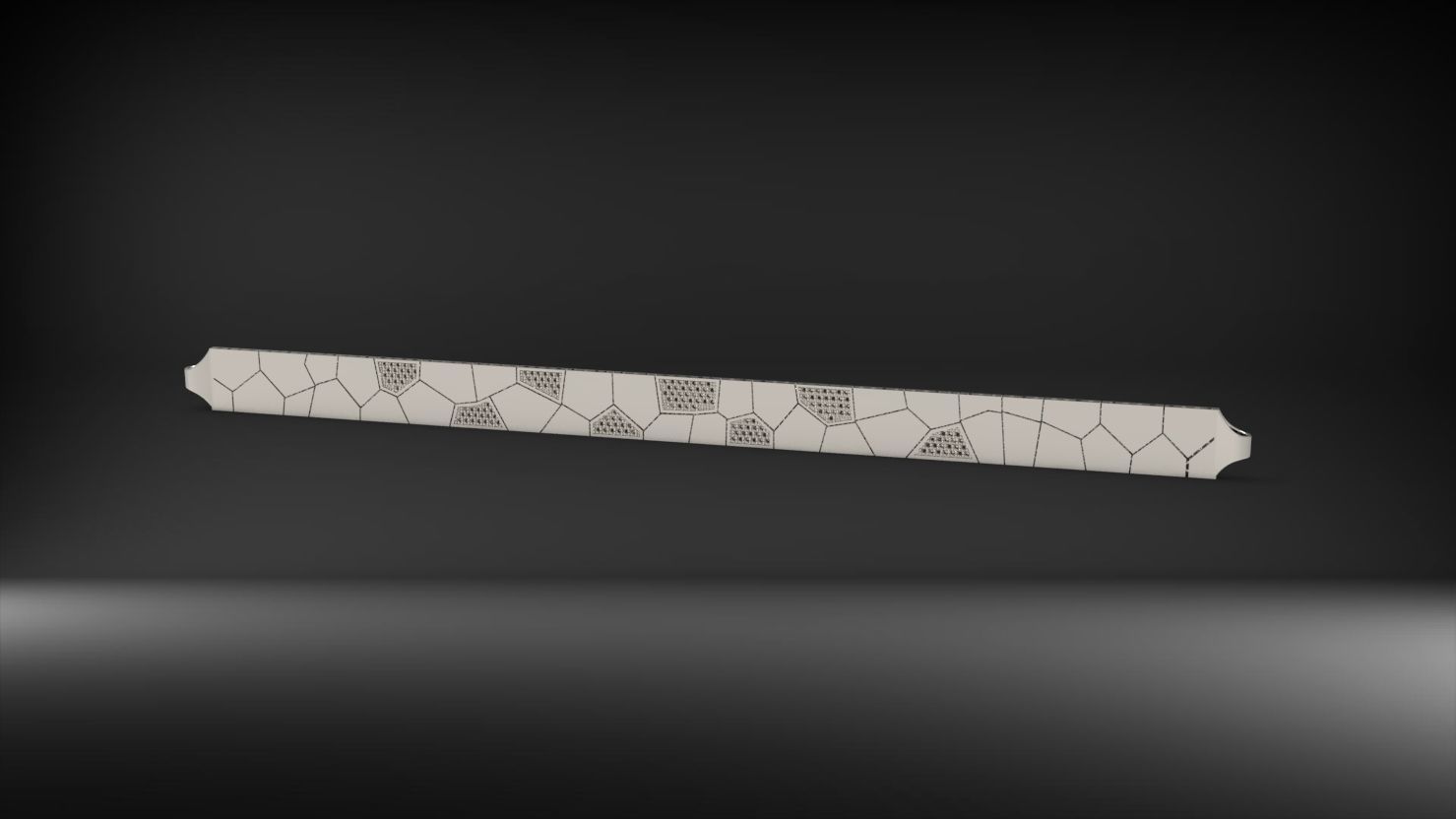 asimetrik 3d zincir bileklik 3D print model_11