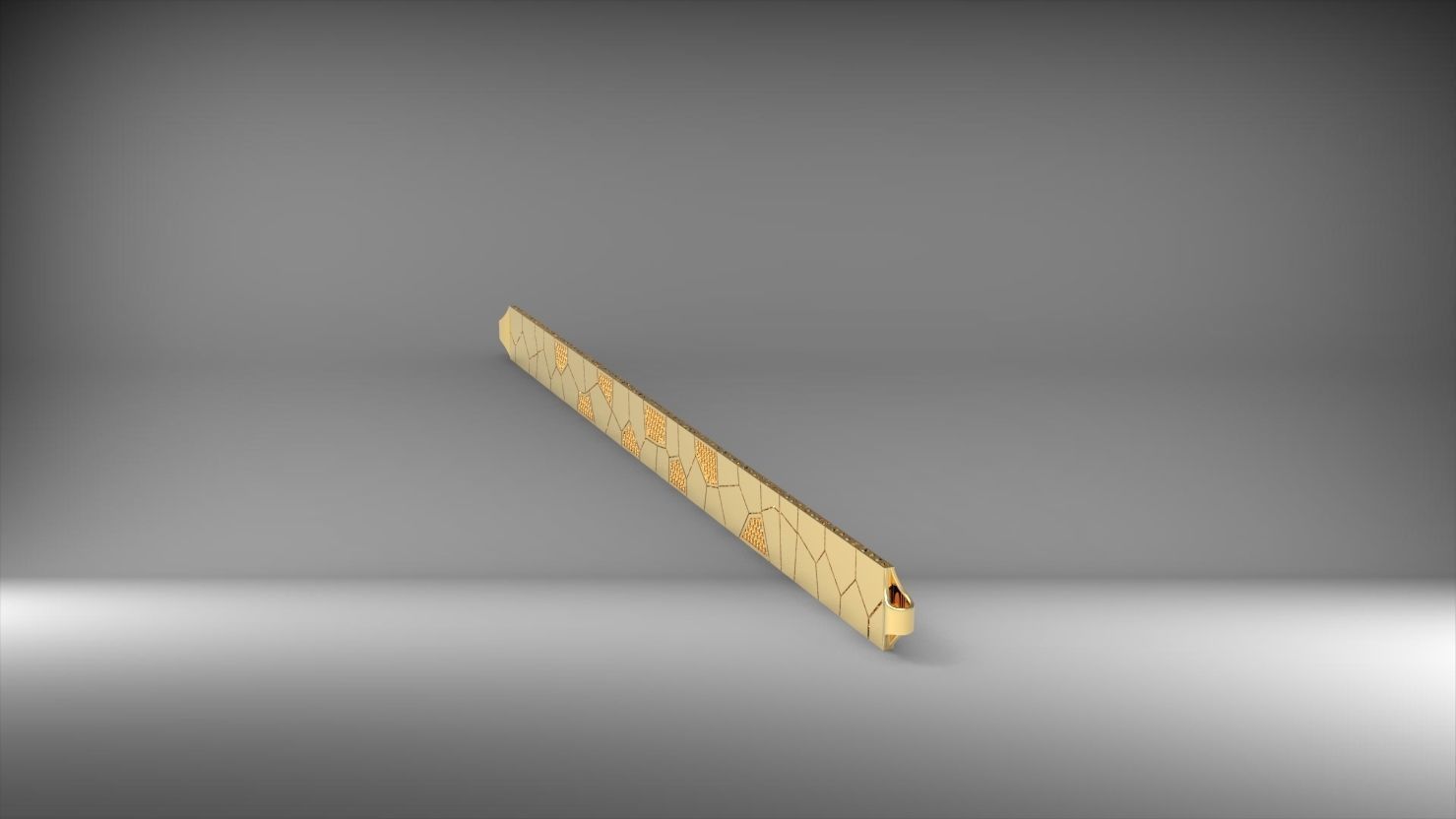 asimetrik 3d zincir bileklik 3D print model_18