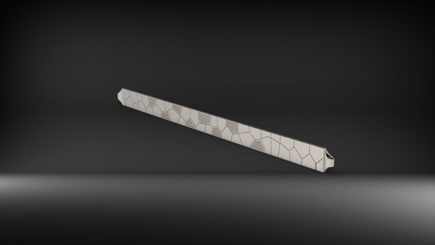 asimetrik 3d zincir bileklik 3D print model_17