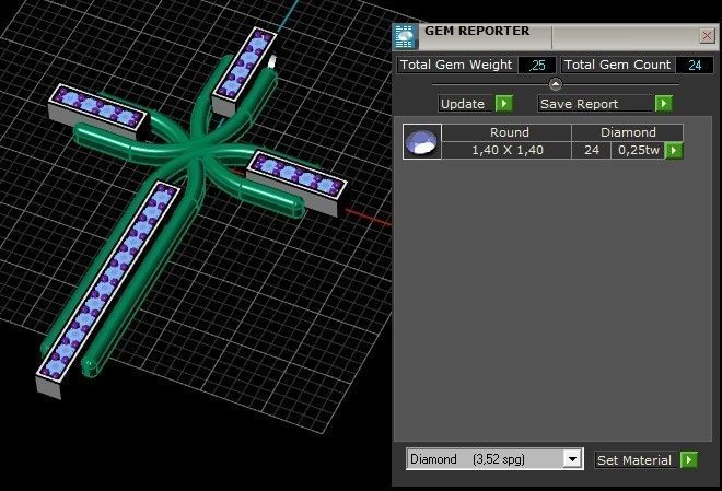 cross pendant 1203 3D print model_8