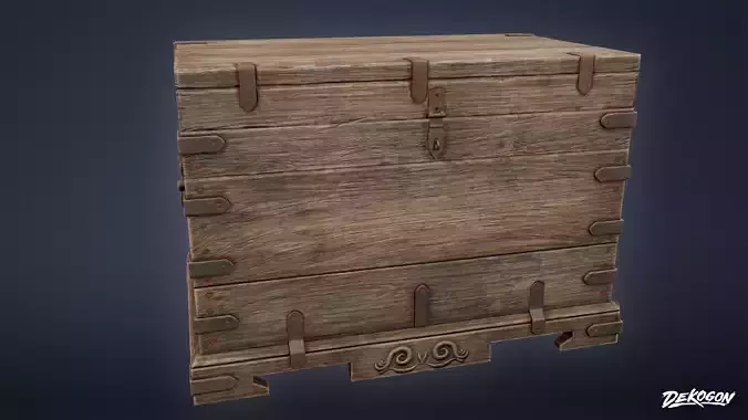 PIRATES - Wooden Chest 07 - NANITE AND LOW POLY